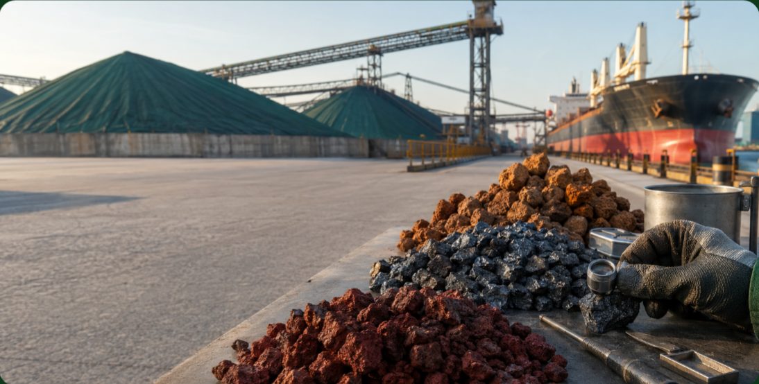 Minerals and industrial materials
